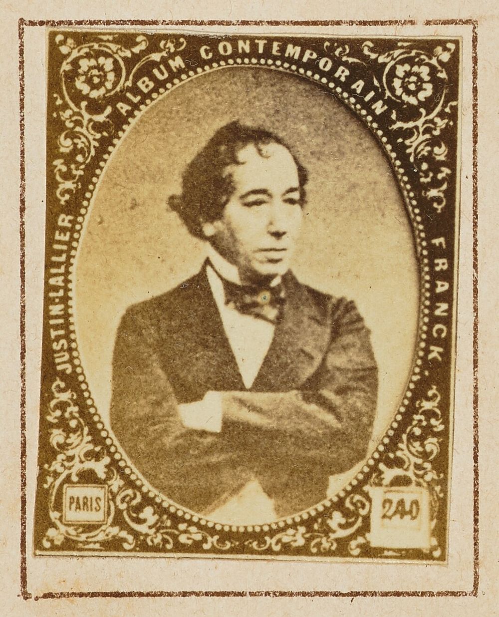 Benjamin Disraeli by Franck François Marie Louis Alexandre Gobinet de Villecholles and Justin Lallier