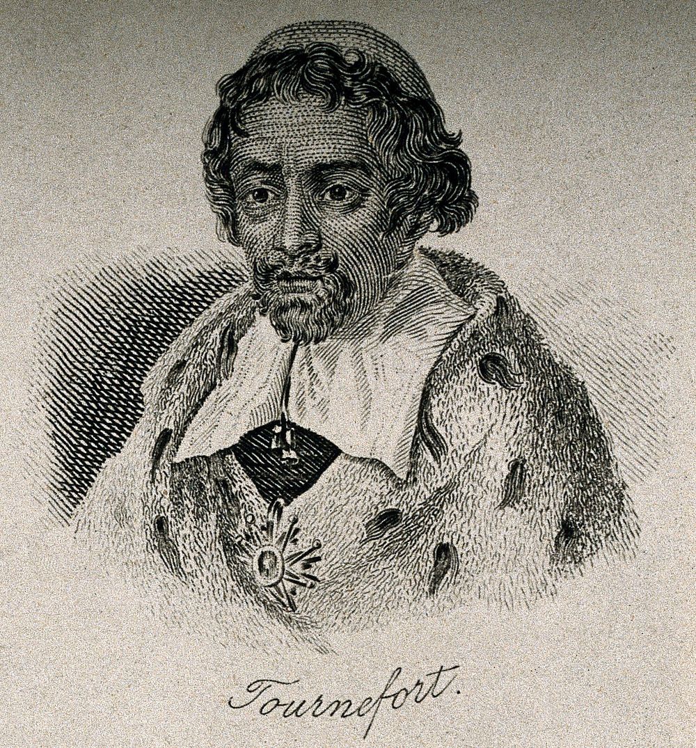 Joseph Pitton de Tournefort. Stipple engraving by Holl.