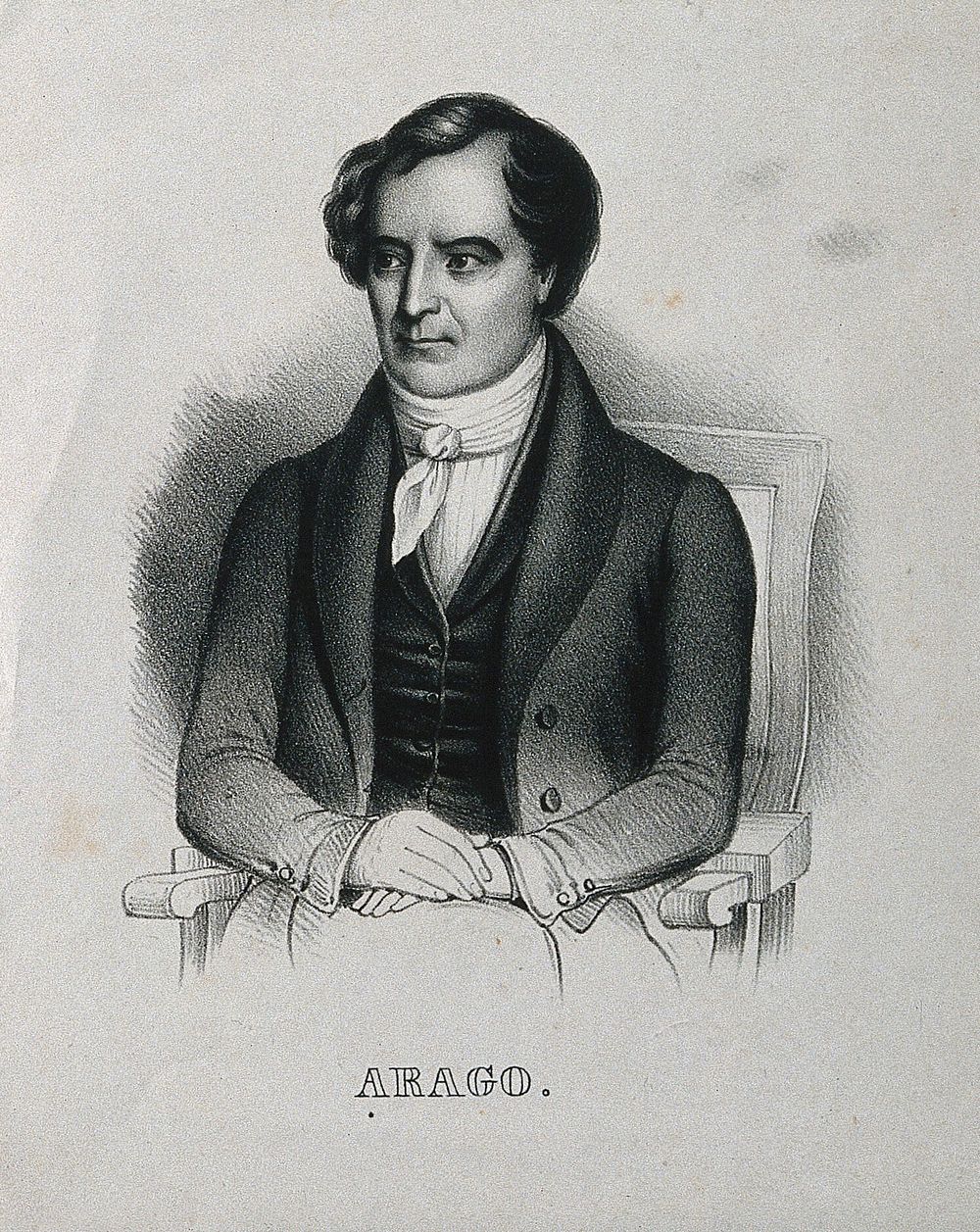 Dominique François Arago. Lithograph.