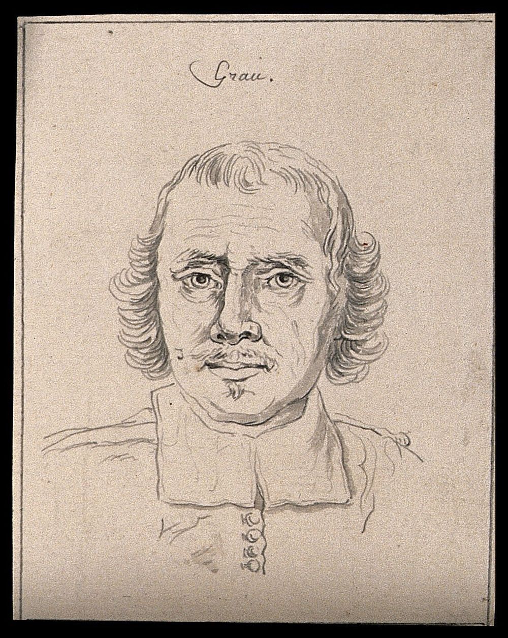 Grau: portrait. Drawing, c. 1794.