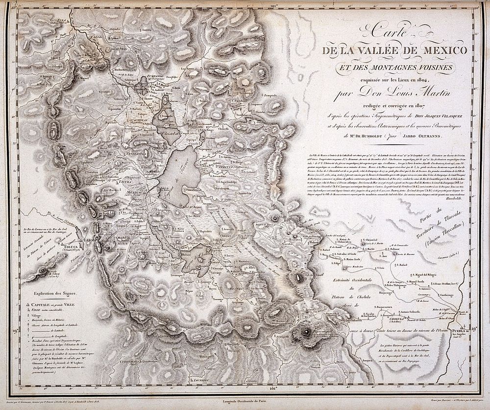 Atlas geographique et physique du royaume de la Nouvelle-Espagne : fondé sur des observations astronomiques, des mesures…
