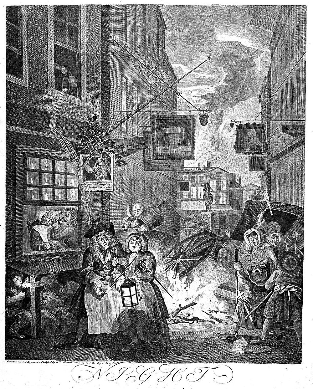 The works of William Hogarth, from the original plates restored by James Heath ... with the addition of many subjects not…