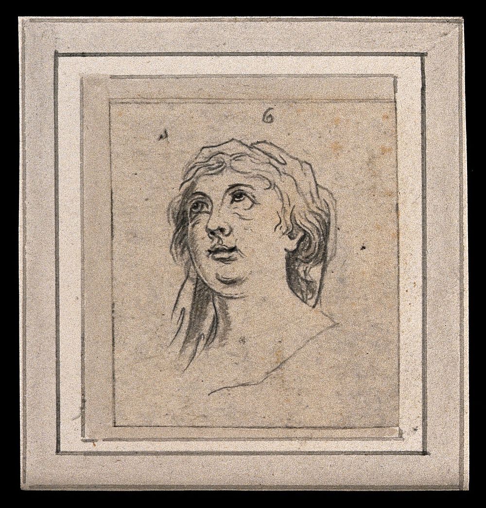 Four physiognomies. Drawings, c. 1789.