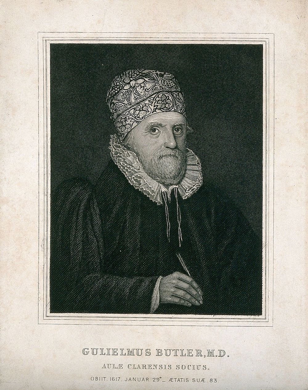 William Butler. Stipple engraving by R. Clamp, 1796, after S. Harding.