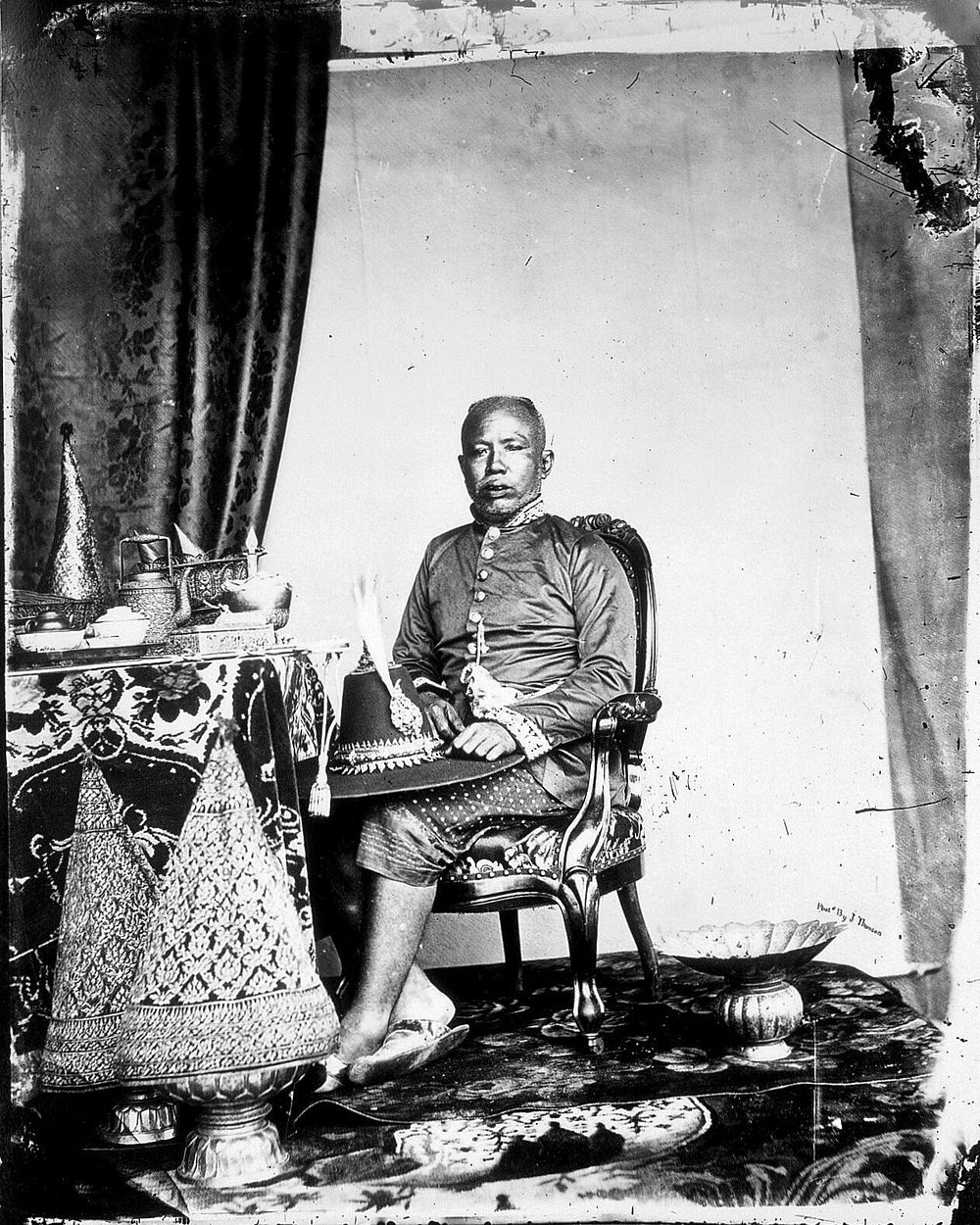 Siam [Thailand]. Photograph, 1981, from a negative by John Thomson, 1866.