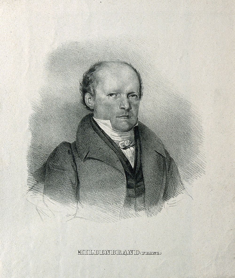 Franz Xavier von Hildenbrand. Lithograph after F. Eybl.
