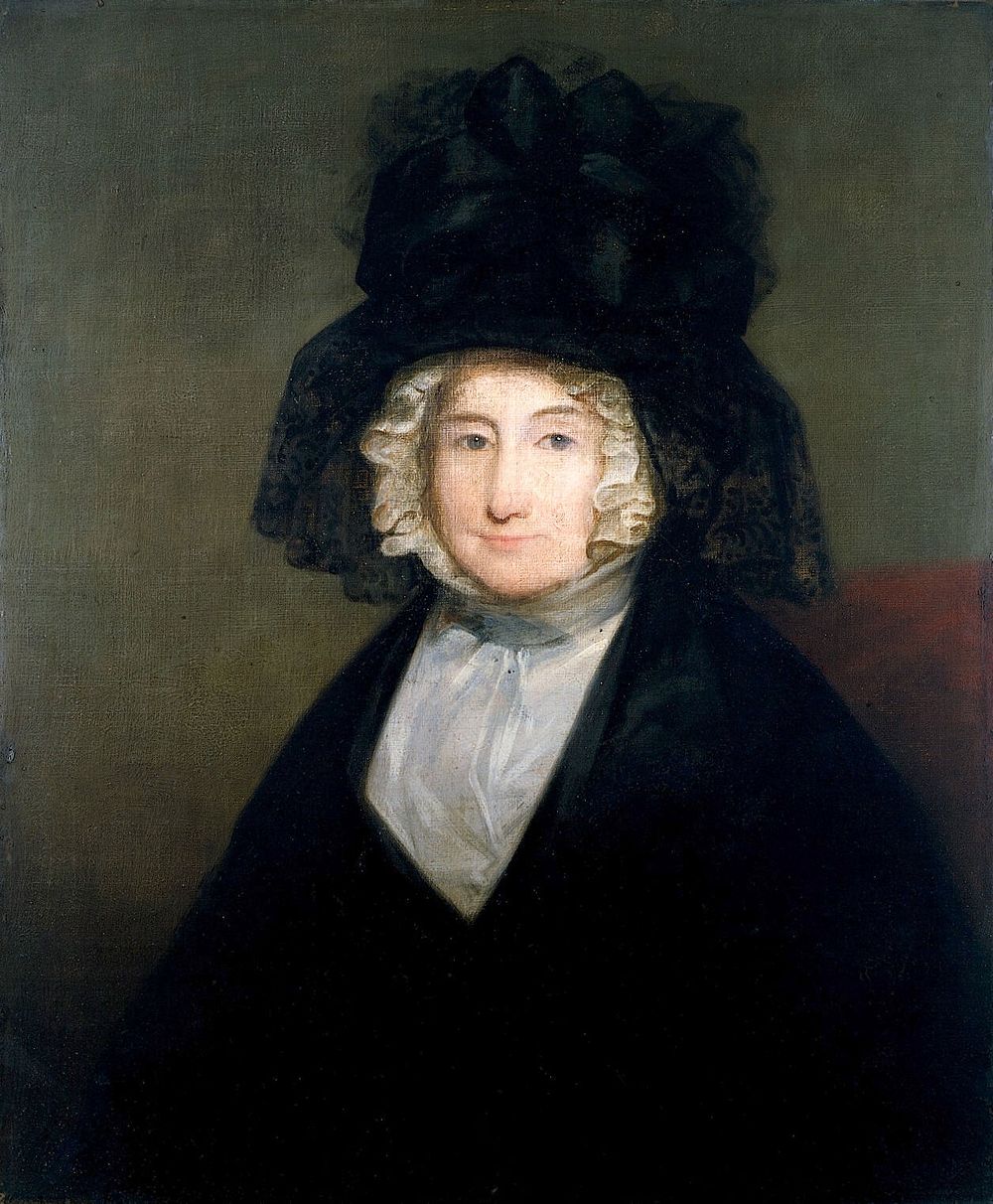 Dorothea Baillie, sister of William and John Hunter. Oil painting.