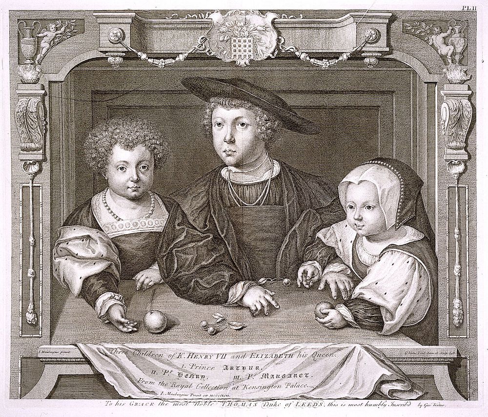 Three children of K. Henry VII and Elizabeth his Queen.