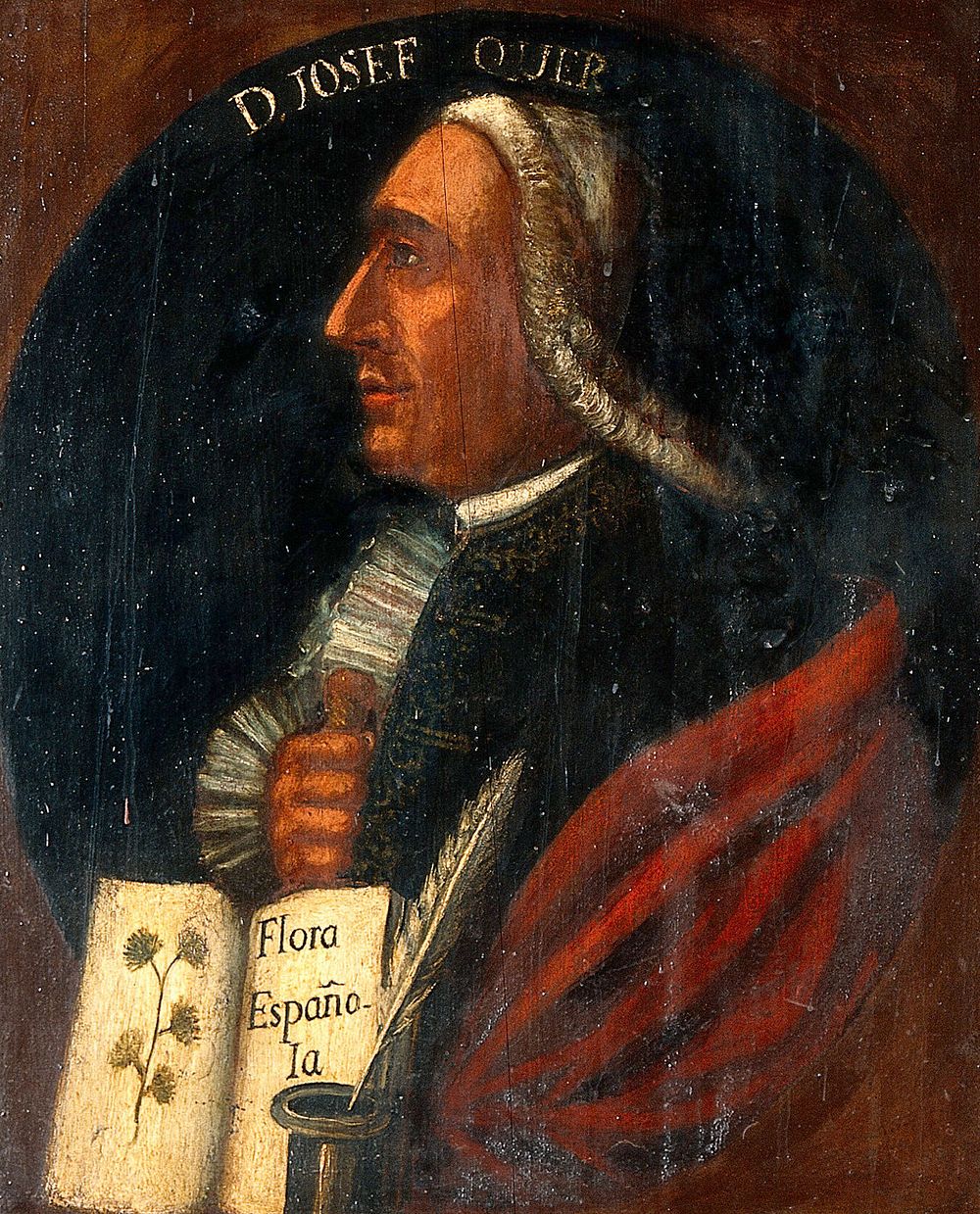 José Quer y Martínez (1695-1764). Oil painting.