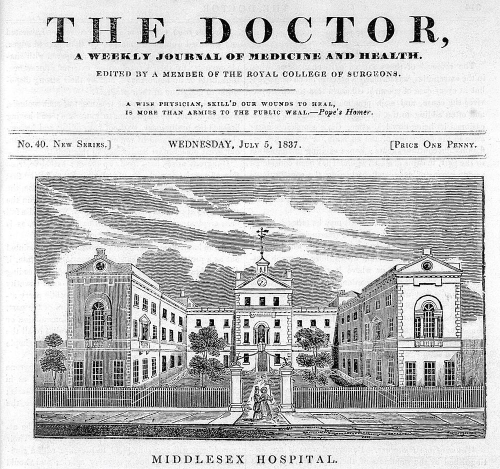 Doctor : a medical penny magazine adapted for the use of clergymen, heads of families, nurses etc., containing plain rules…