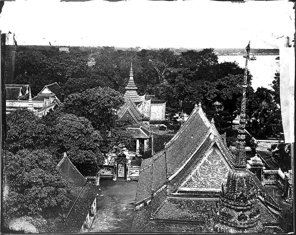Bangkok, Siam [Thailand]. Photograph, 1981, from a negative by John Thomson, 1866.