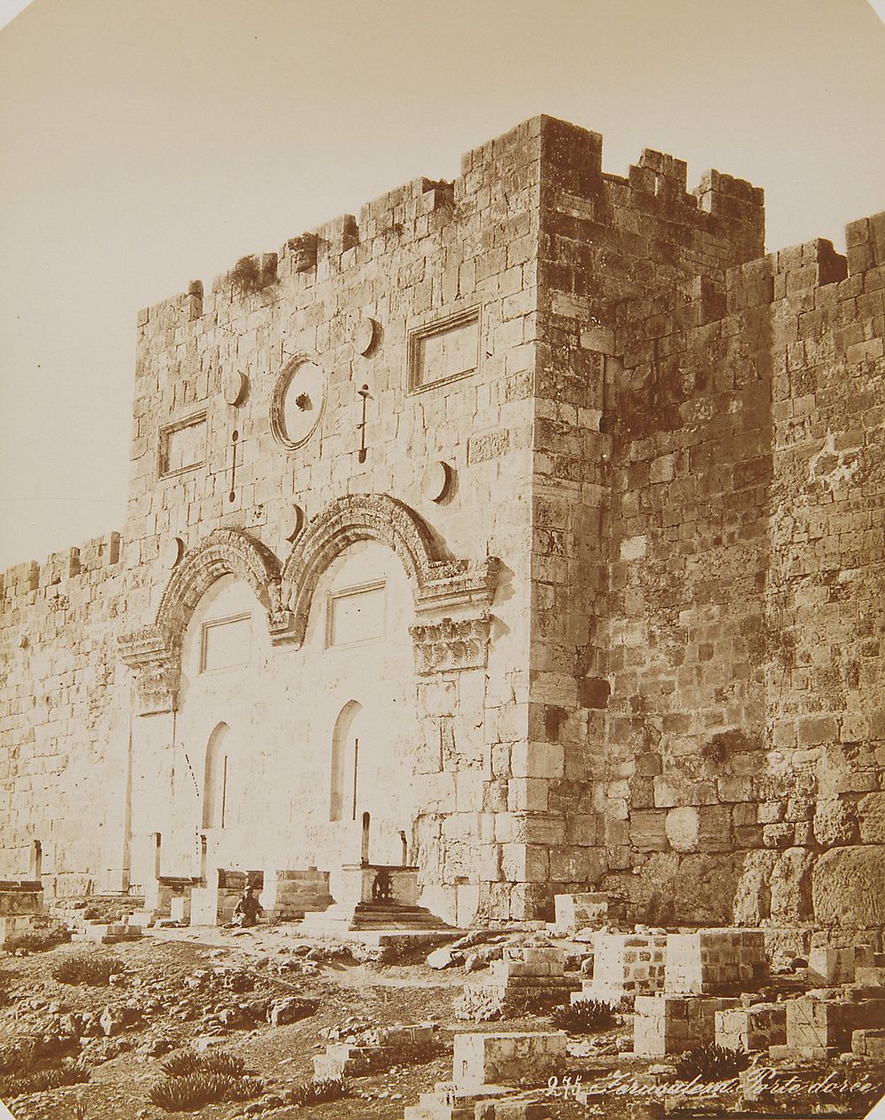 Porte dorée, Jerusalem. Original from the Minneapolis Institute of Art.
