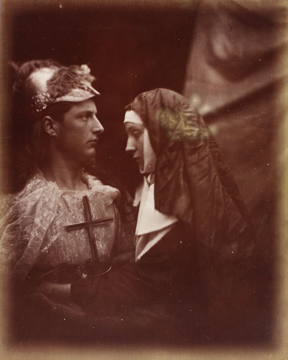 Sir Galahad and the Pale Nun. Original from the Minneapolis Institute of Art.