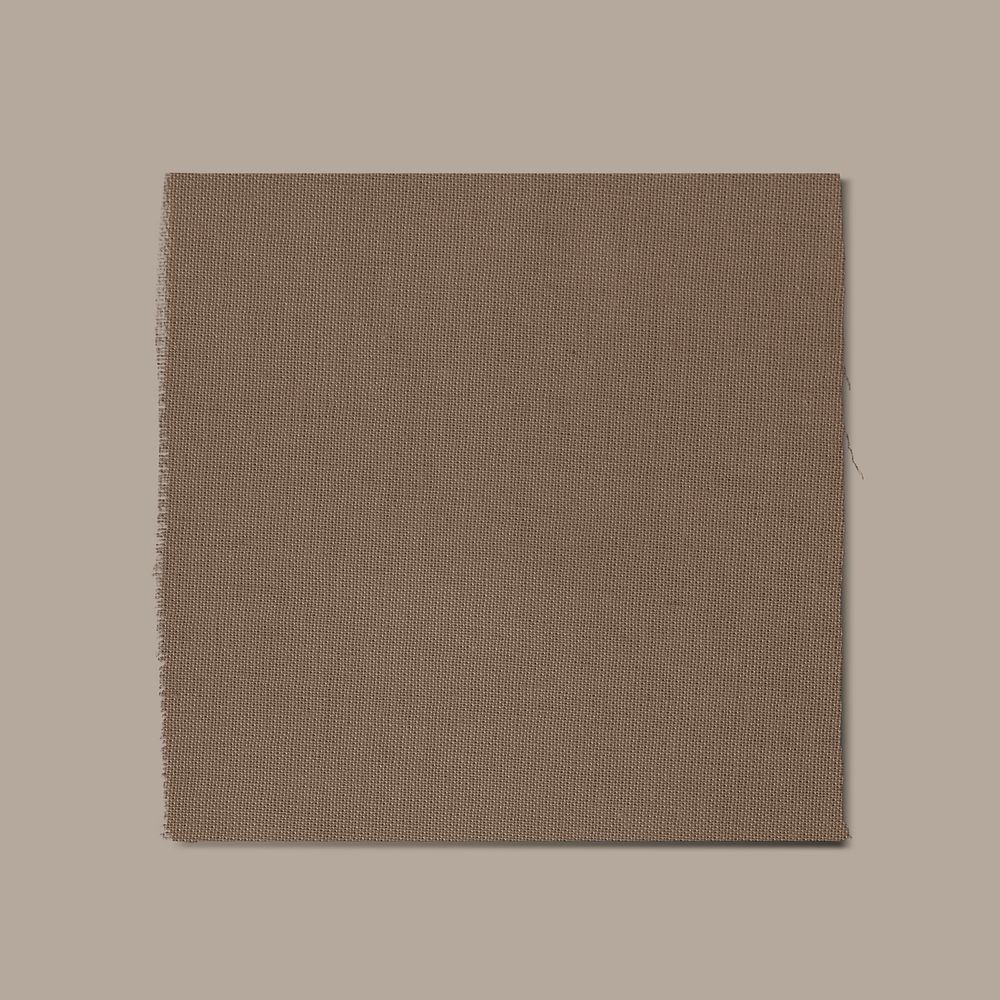 Brown fabric sample, product design