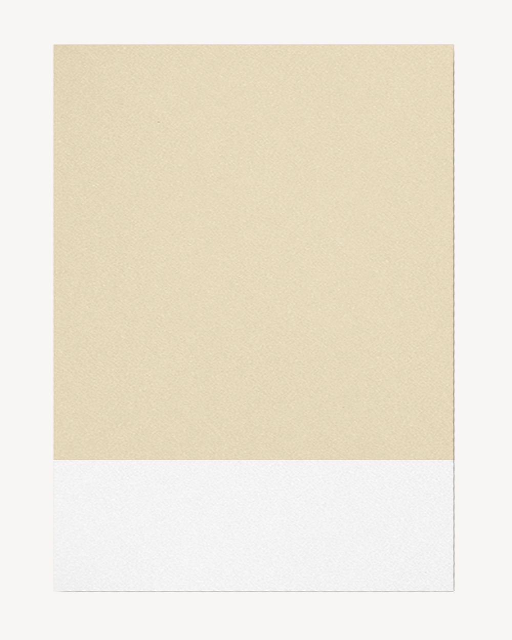 Beige color sample card