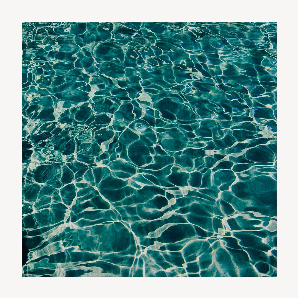 Swimming pool water reflection photo