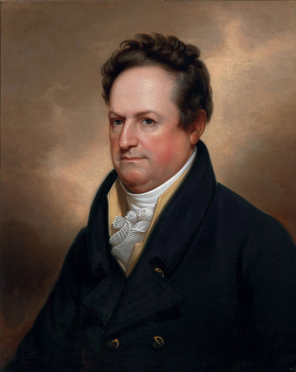 Rembrandt Peale's portrait of DeWitt Clinton, a politician and naturalist who served as United States Senator and the sixth…