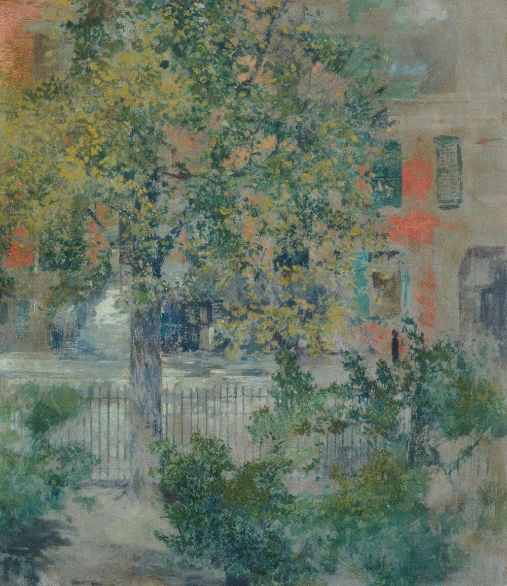 View from the Artist's Window, Grove Street  by Robert Frederick Blum