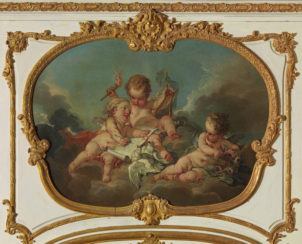 Allegory of Lyric Poetry by François Boucher