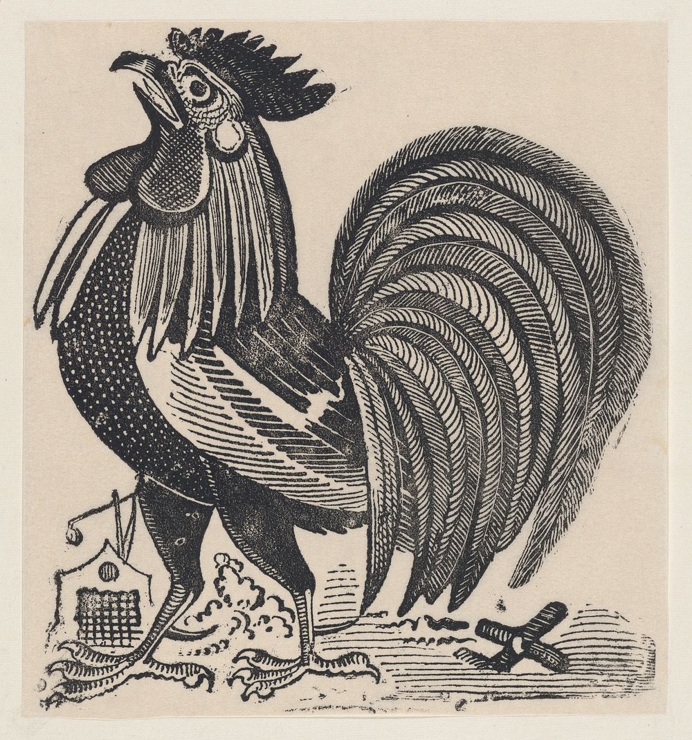 A rooster by José Guadalupe Posada