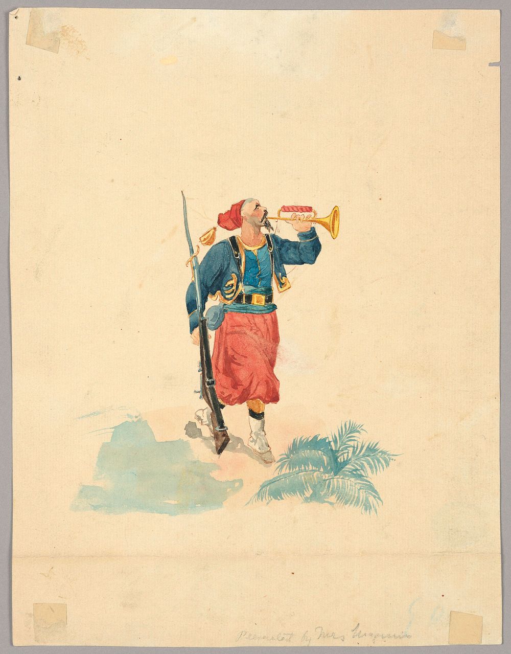 Costume of a French Turco