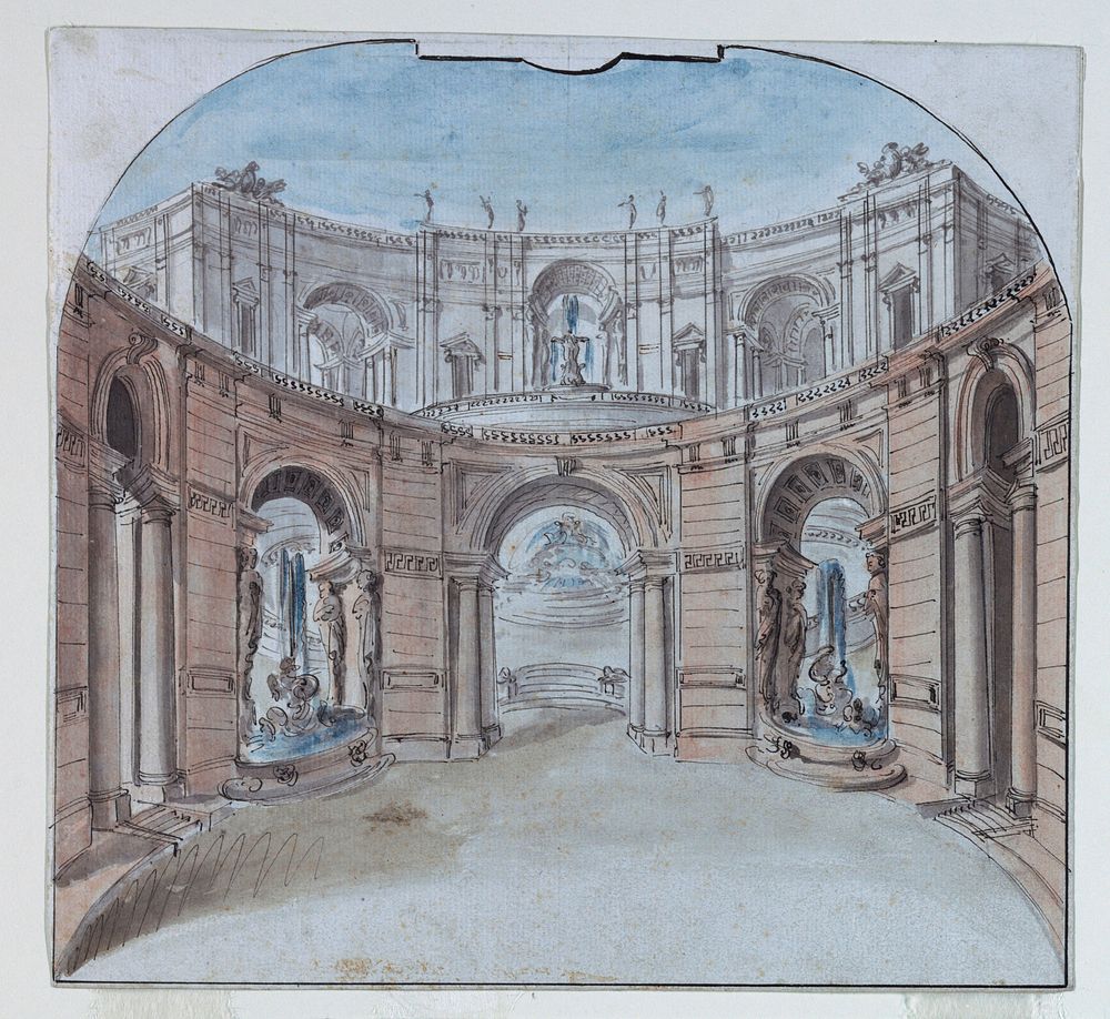 Stage Design: Palace Architecture, unknown