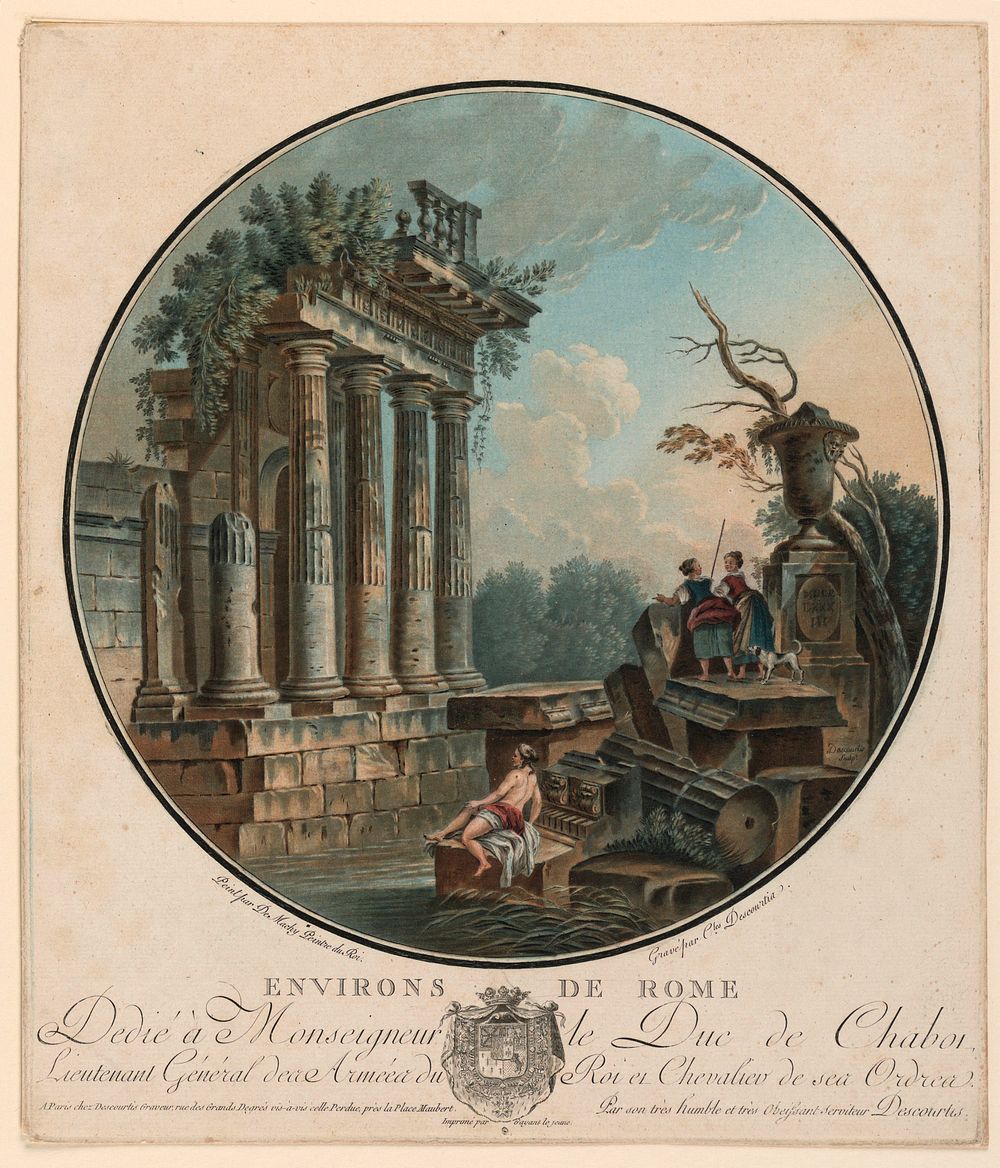 Environs de Rome by Pierre Antoine Demachy, French, 1723 - 1807