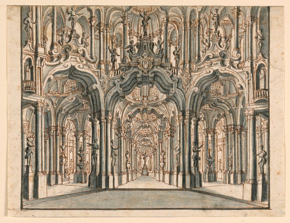 Stage Design, Arcaded Palace Hall