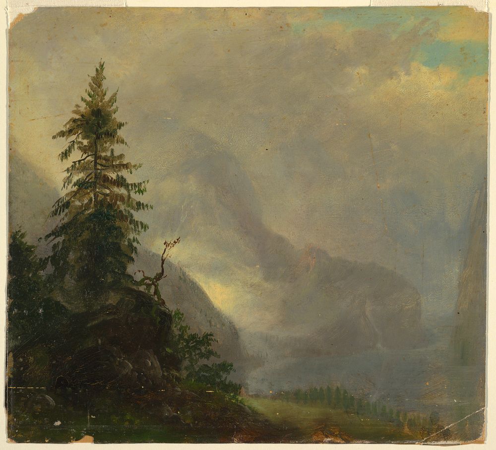 The Koenigsee, near Berchtesgeden, Bavaria by Frederic Edwin Church, American, 1826–1900