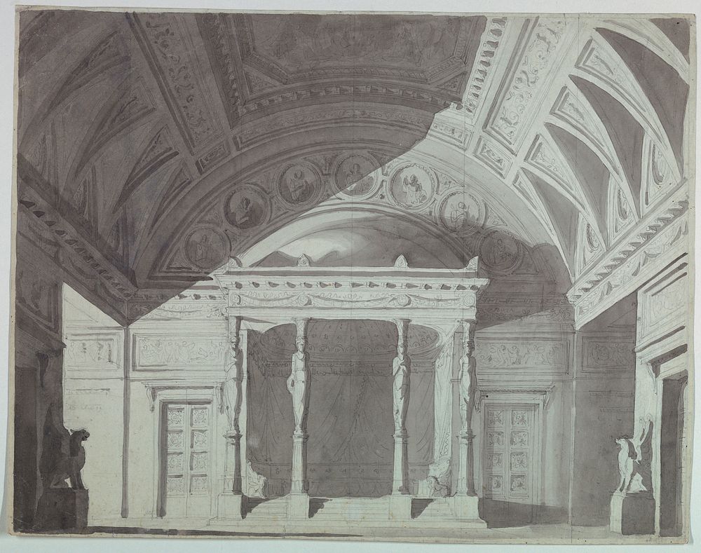 Stage Design, Interior of Palace