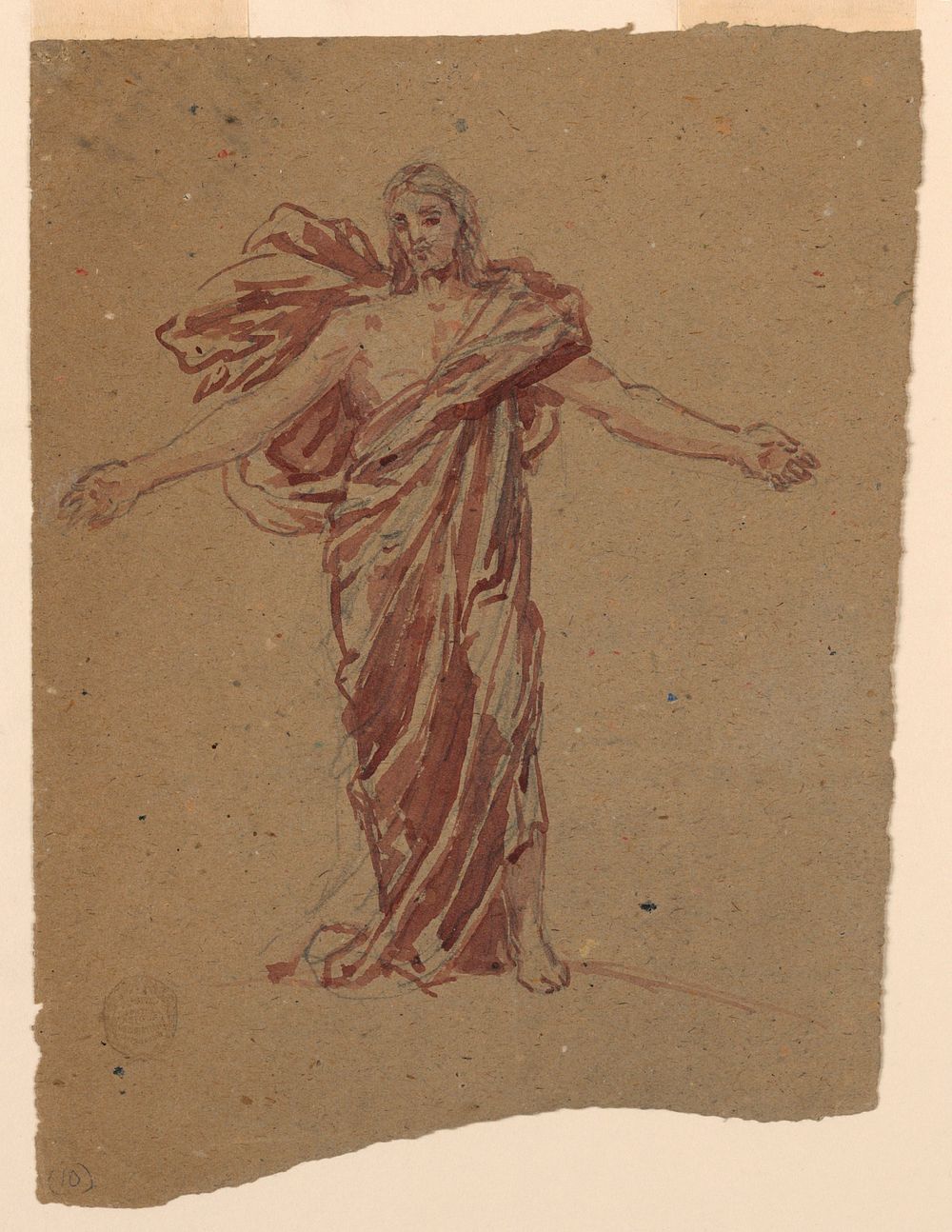 Study for Christ, Chancel of St. Bartholomew, New York by Francis Augustus Lathrop, American, 1849 - 1909