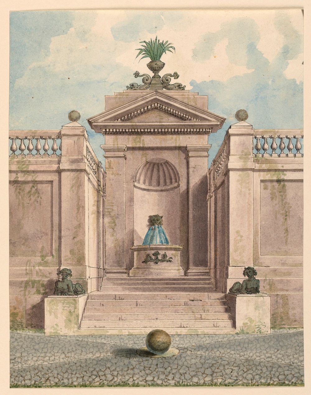 Fountain in a Niche