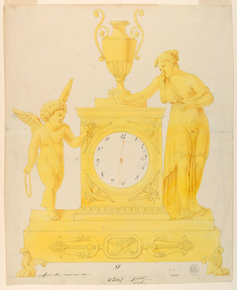 Design for Clock, Lefebvre Manufactory