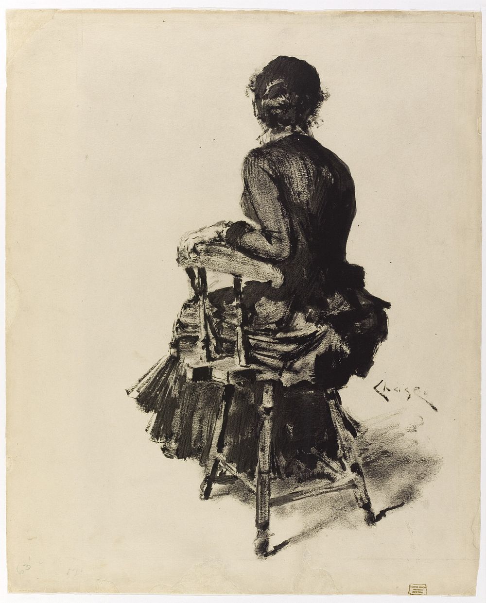 Woman Seated by William Merritt Chase