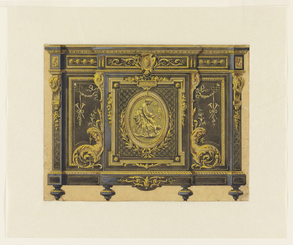 Design of a Cabinet in the Louis XVI Style