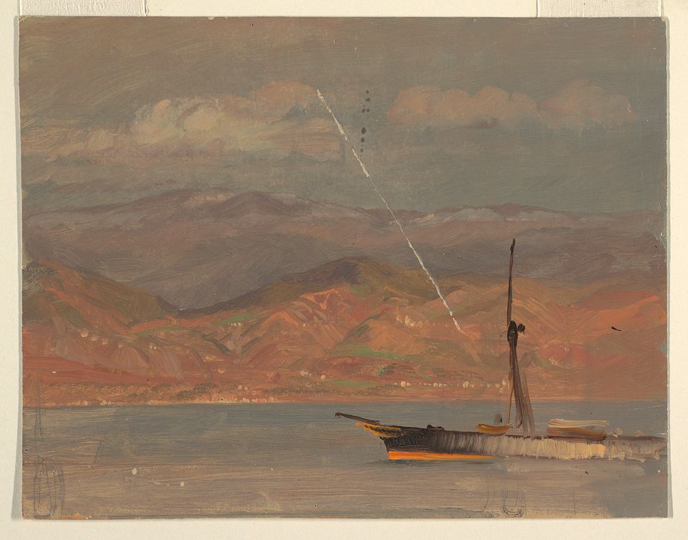 Italian Coast, off Straits of Messina by Frederic Edwin Church, American, 1826–1900