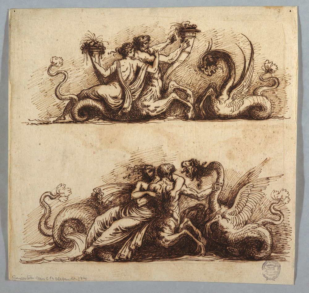 Bythos and Aphros by Felice Giani, Italian, 1758–1823