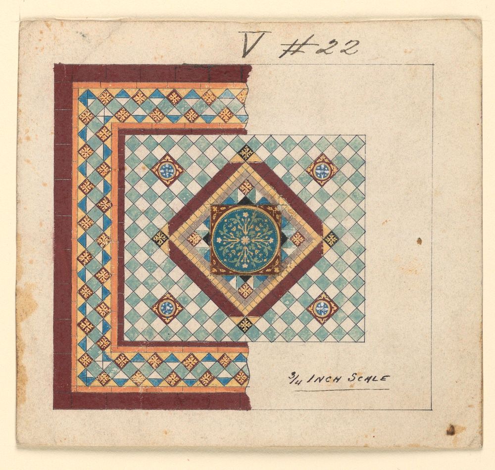 Design for Mosaic Floor