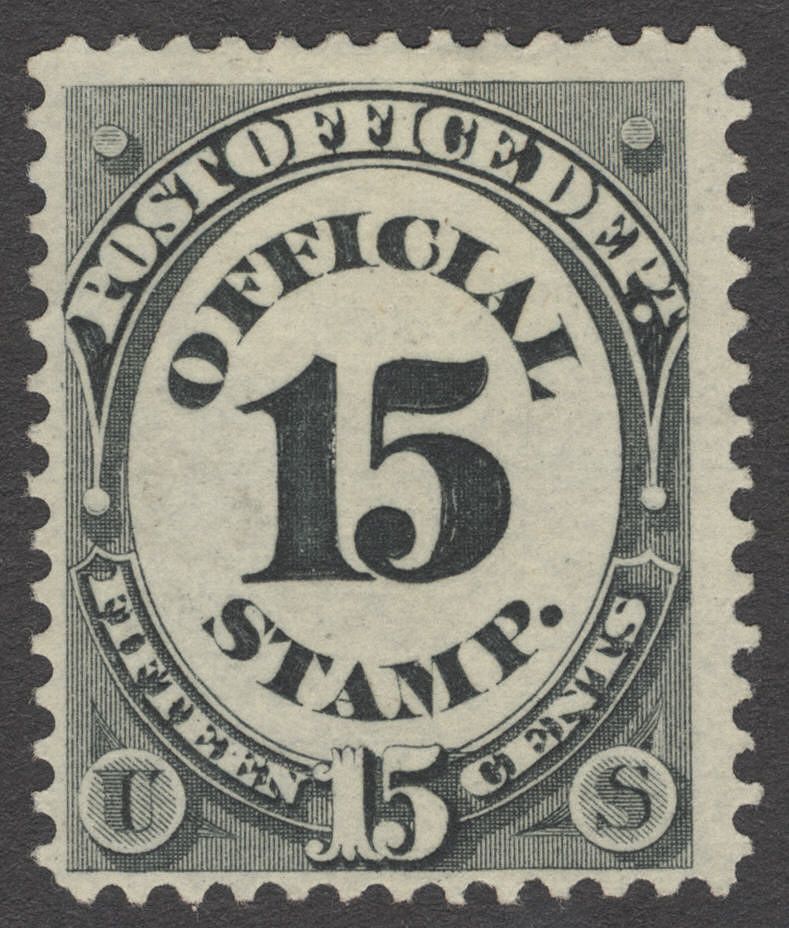 15c Post Office Department single