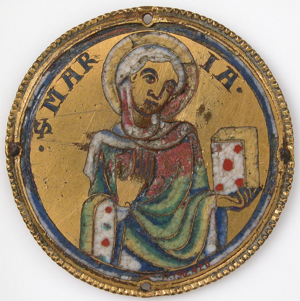 Roundel with the Virgin, South Netherlandish