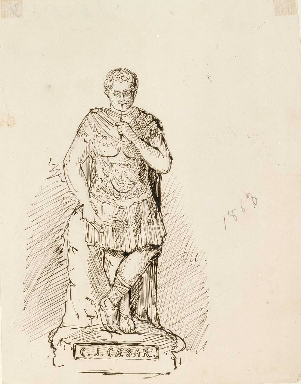 Caesarin patsas, 1868 by Albert Edelfelt