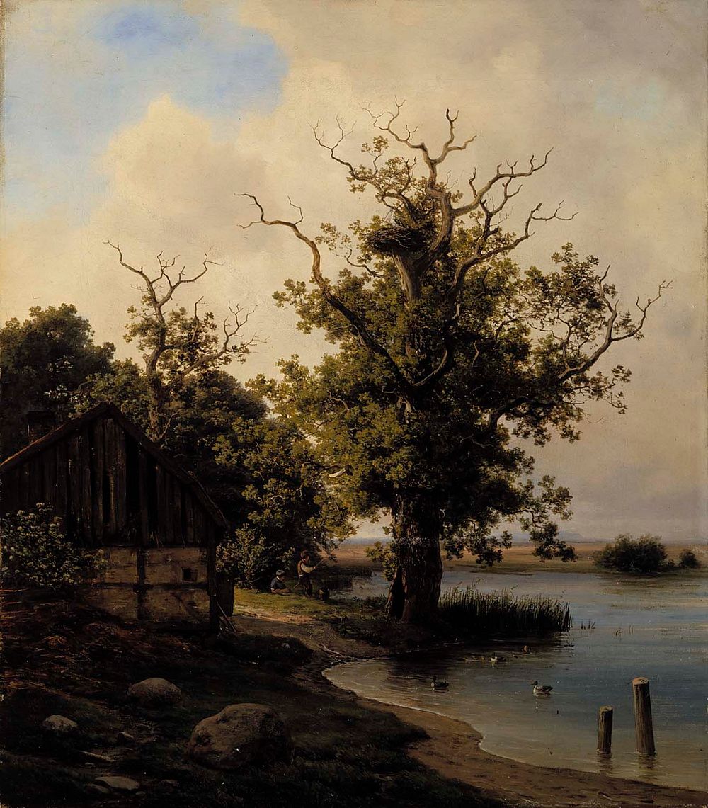 Danish landscape with oaks, 1840 - 1867