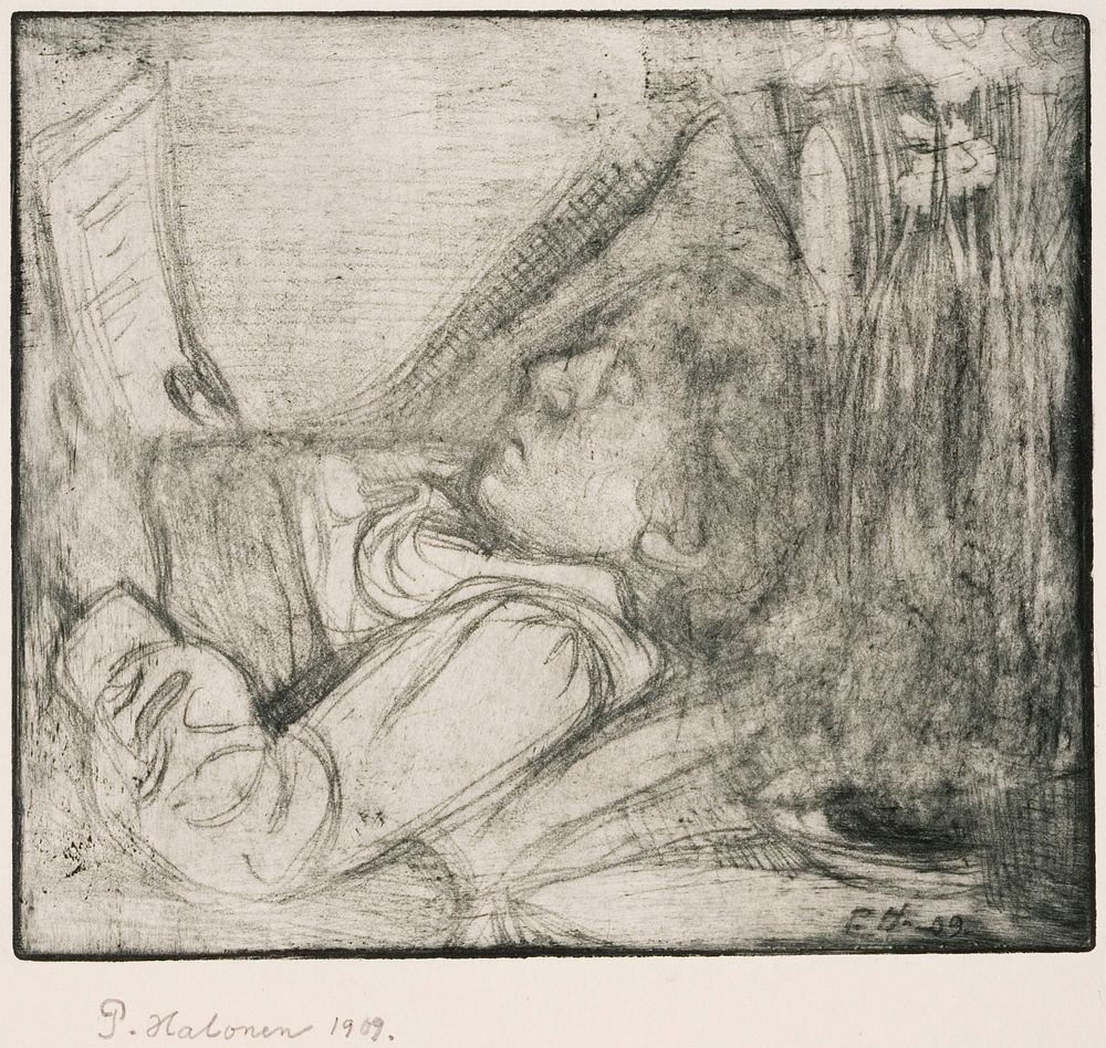 Maija is ill, 1909
