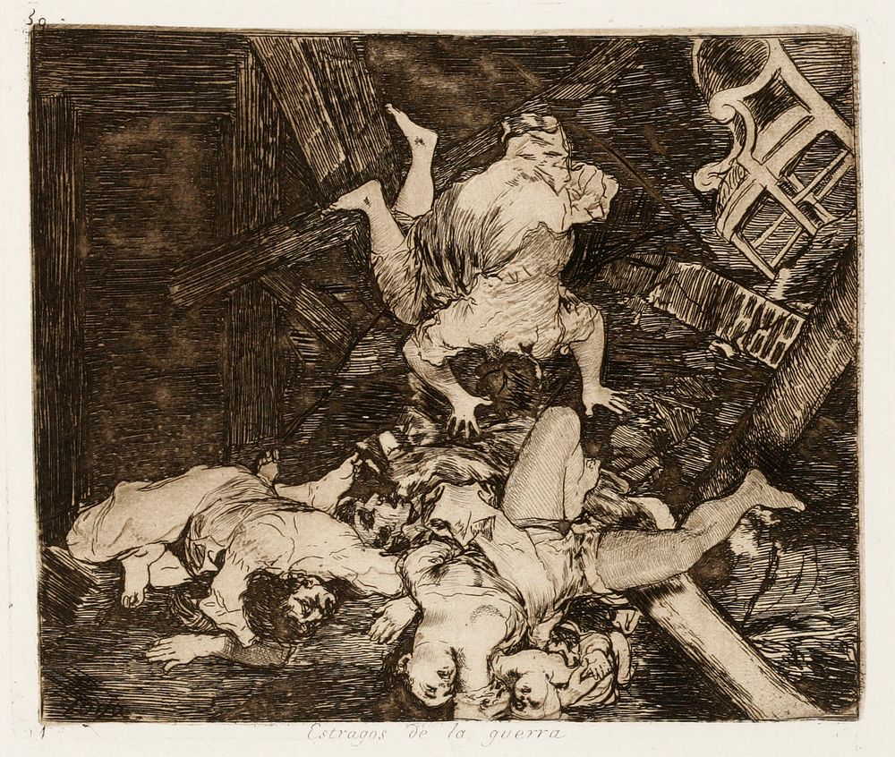 Sodan tuhoja (estragos de la guerra), 2004 by Francisco Goya