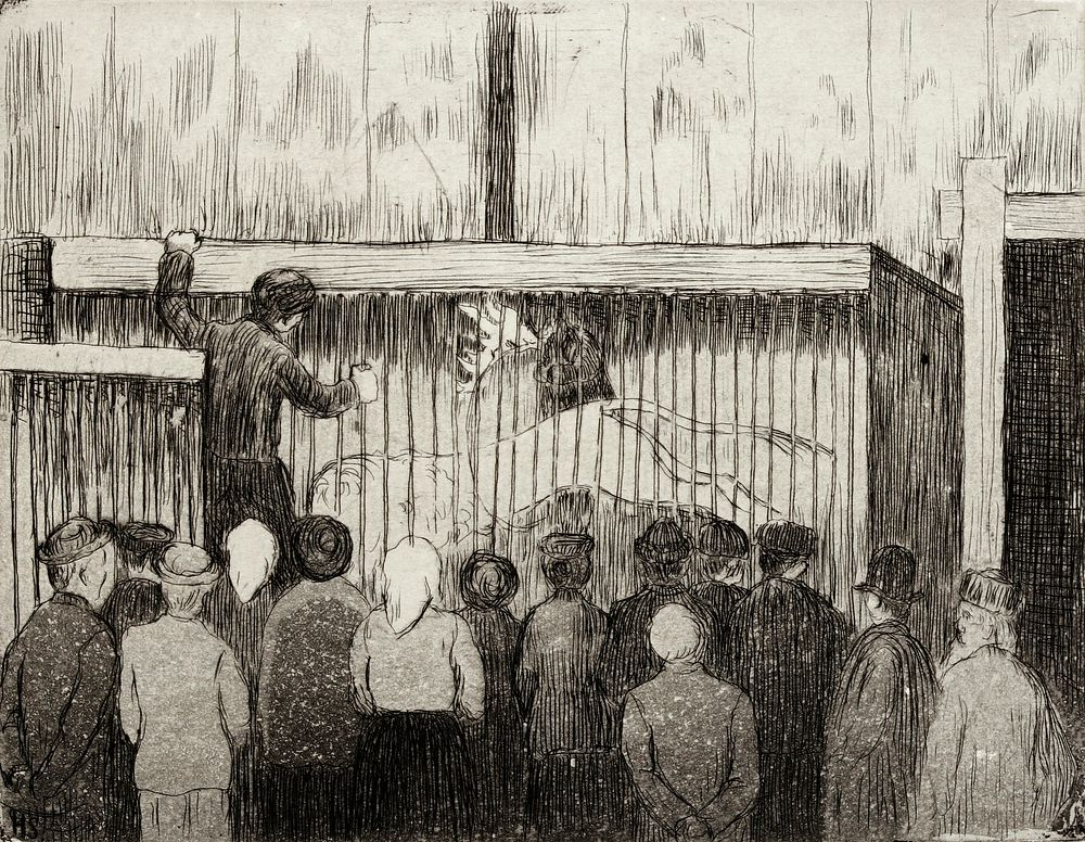 Sirkusleijona, 1910 by Hugo Simberg