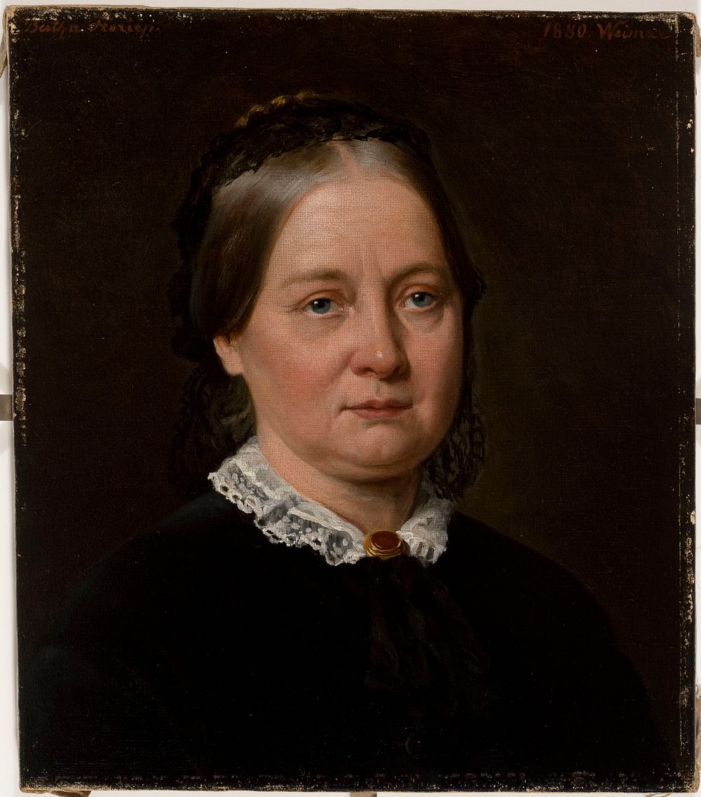 Portrait of victoria åberg, 1880