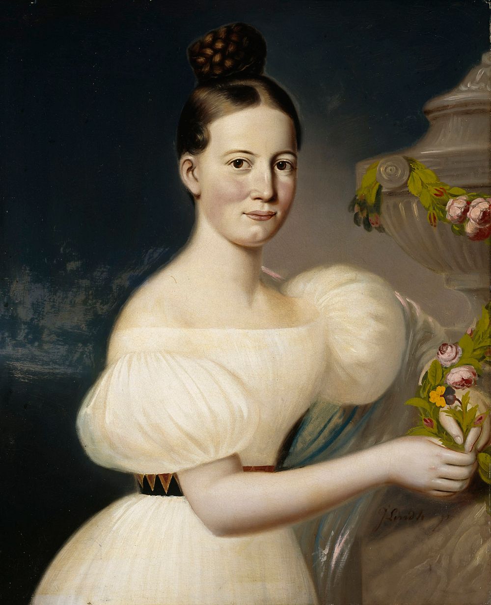 Portrait of eva törngren, 1830 - 1834