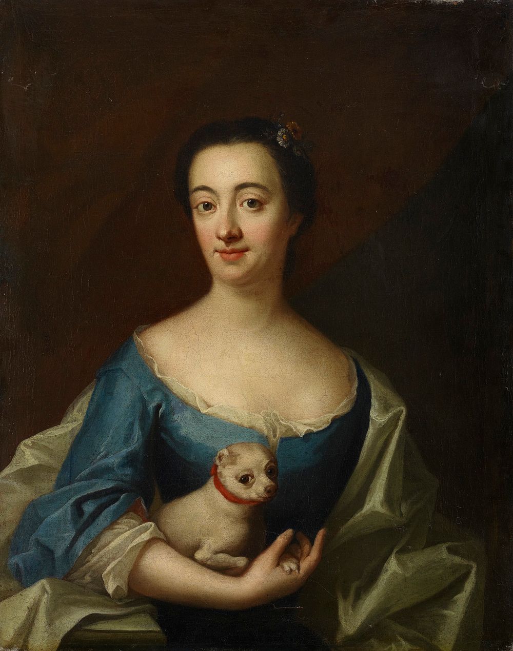 Portrait with a lady with lapdog, 1720 - 1781