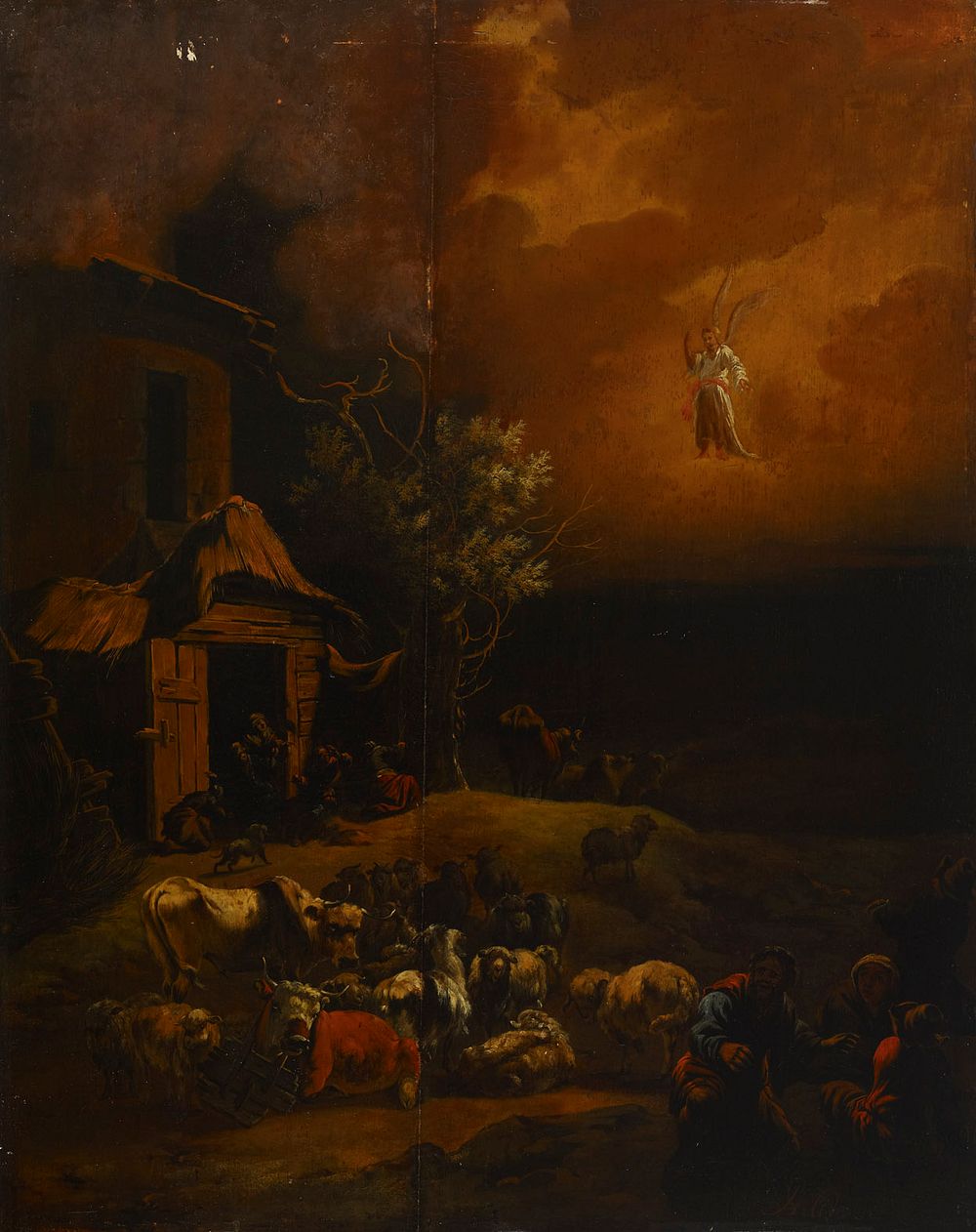 The annunciation of the shepherds, 1654 - 1685