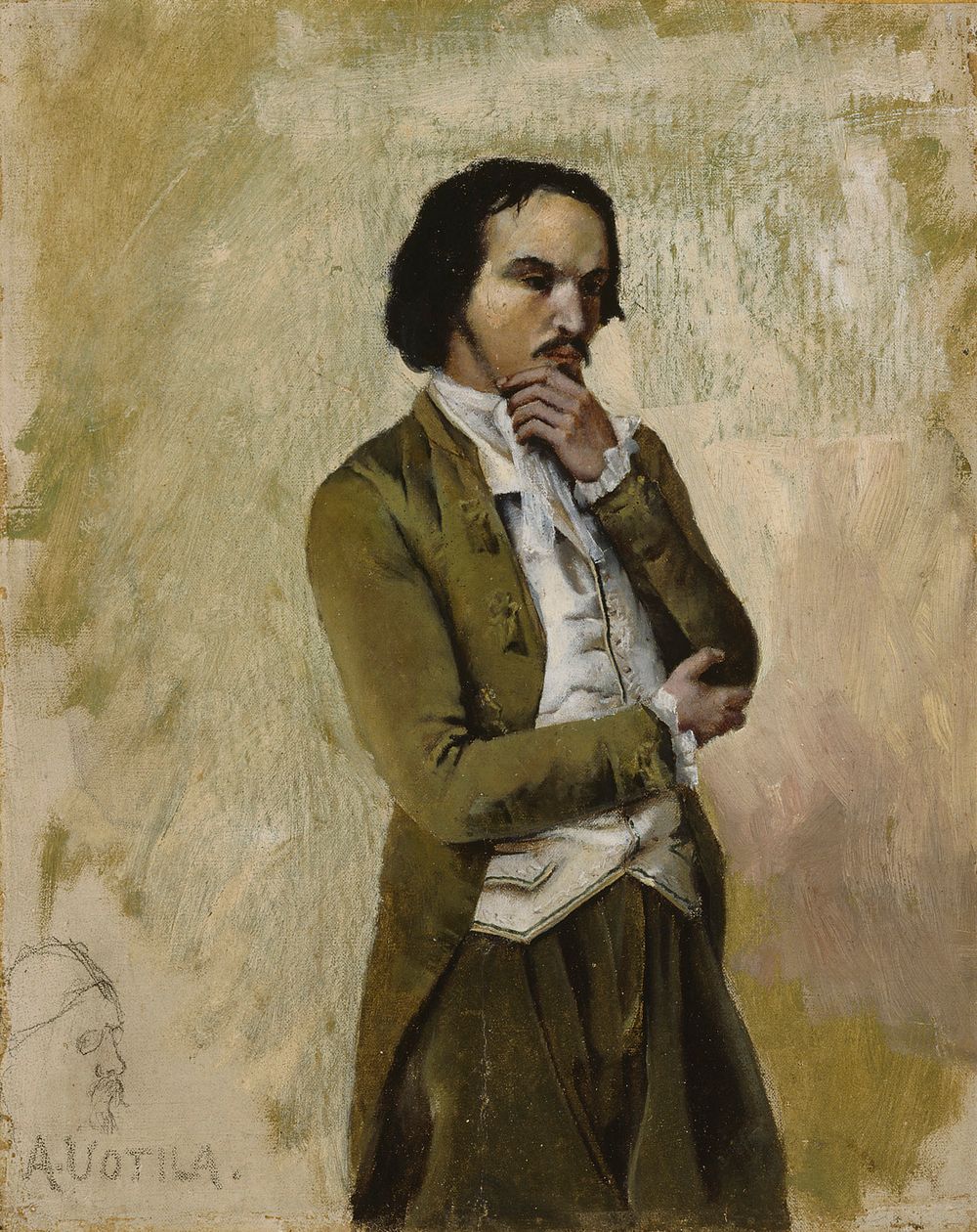 Man standing, 1879